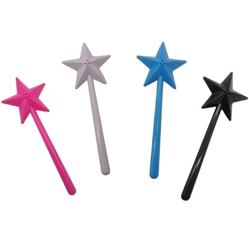 Portable Salt Pepper Shakers Refillable Magical Star Wand Spice Dispenser Seasoning Shaker Set Kitchen & Dining BBQ Supplies