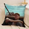The SShawshank Redemption Cushion Cover Silky Short Plush Sofa Pillow Cover Hidden Zipper Soft Dustproof Case for Home Decor