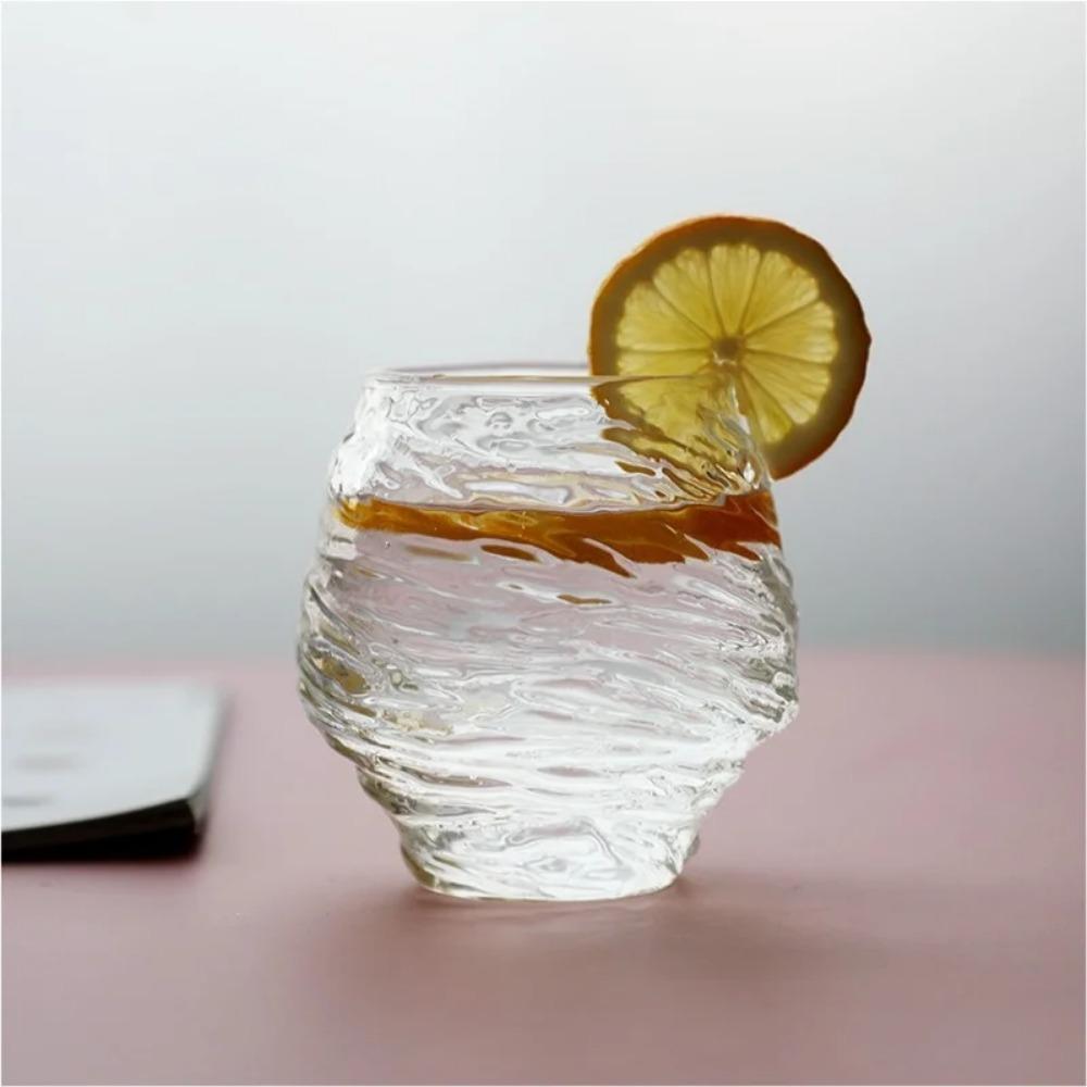 350ml Creative Water Cup Japanese Style Whiskey Glass Retro Hazy Hammer Wine Tumbler Drinking Cup XO Cognac Brandy Whisky Mug