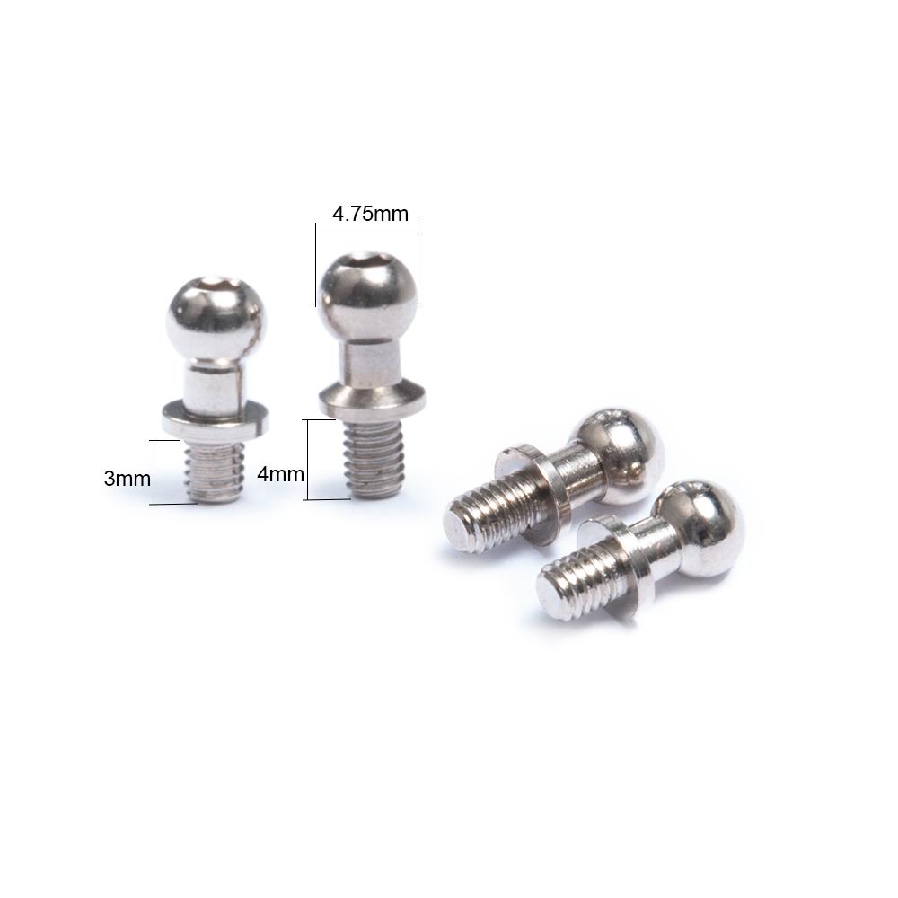 MIBIDAO 13Pcs Metal Hex Ball Head Screws For 1/10 Sakura D4 Racing Drift RC Crawler Car Ball Joint Linkage Rod End Spare Parts