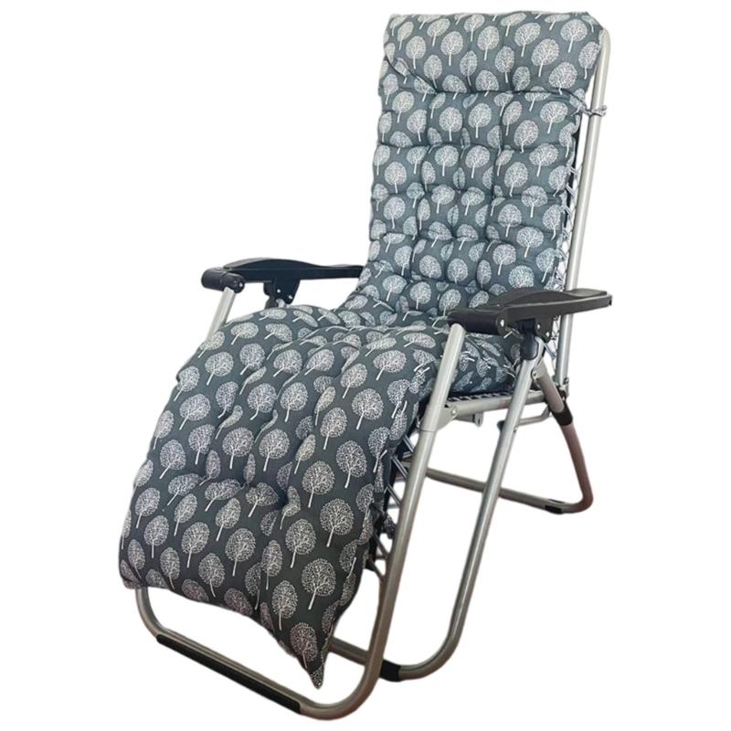 Thickened All Weather Lounges Chair Pad Waterproofs Cotton Polyester Blend Cushions For Chaise Lounges Indoor Outdoor Use