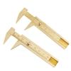 1PC 0-80 Double Scale Brass Caliper, Pointed Mouth Model, Wenwan Vernier Caliper, Mini Brass Caliper