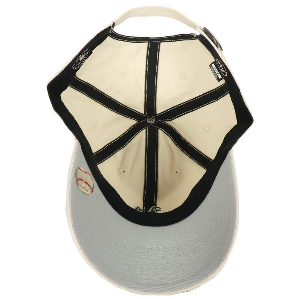 47 Mini Logo Clean Up Cap for Men and Small Forty Seven Natural Women, Logo, Athletics,