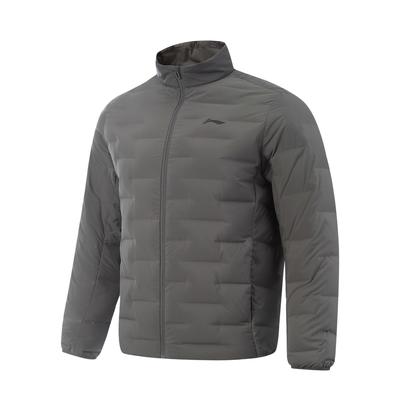 Li Ning Fitness Series Slim Fit Logo Down Jacket Men Outerwear AYMV219-6