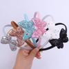 Gradient Sequin Bow 1cm Headband & Hair Clip - Colorful Kids' Party Accessories