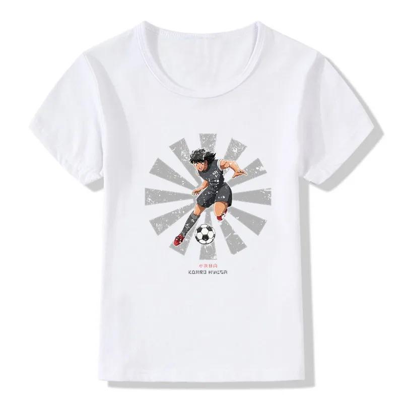 Anime Captain Tsubasa Le Petit Footballer Print Cartoon T-shirts Summer Kids T shirt Girls Boys Clothes Children Tops,HKP2309