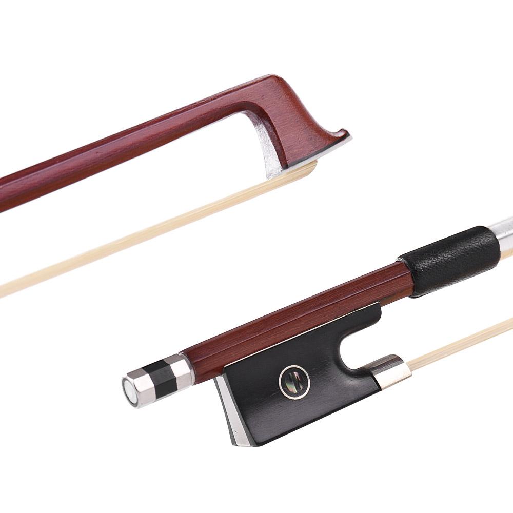 Concert Level 4 4 Violin Fiddle Bow Well Balanced IPE Wood Stick Ebony Horsehair