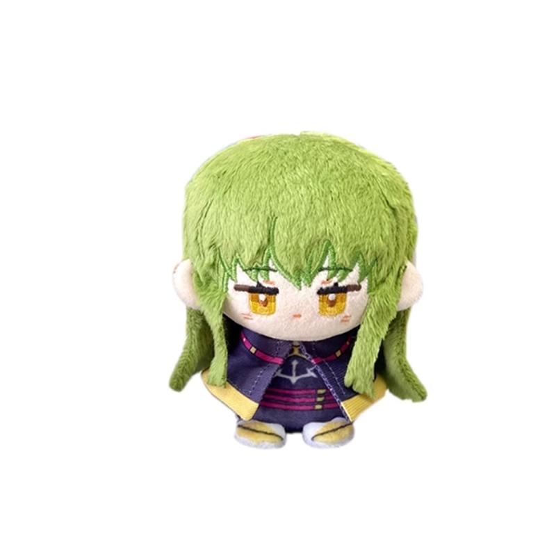 10CM Gosedjur Code Geass Lelouch Lamperouge C.C. Cosplay Gosedjursdocka Söt Tecknad Gosedjursberlock Nyckelring Födelsedagspresent