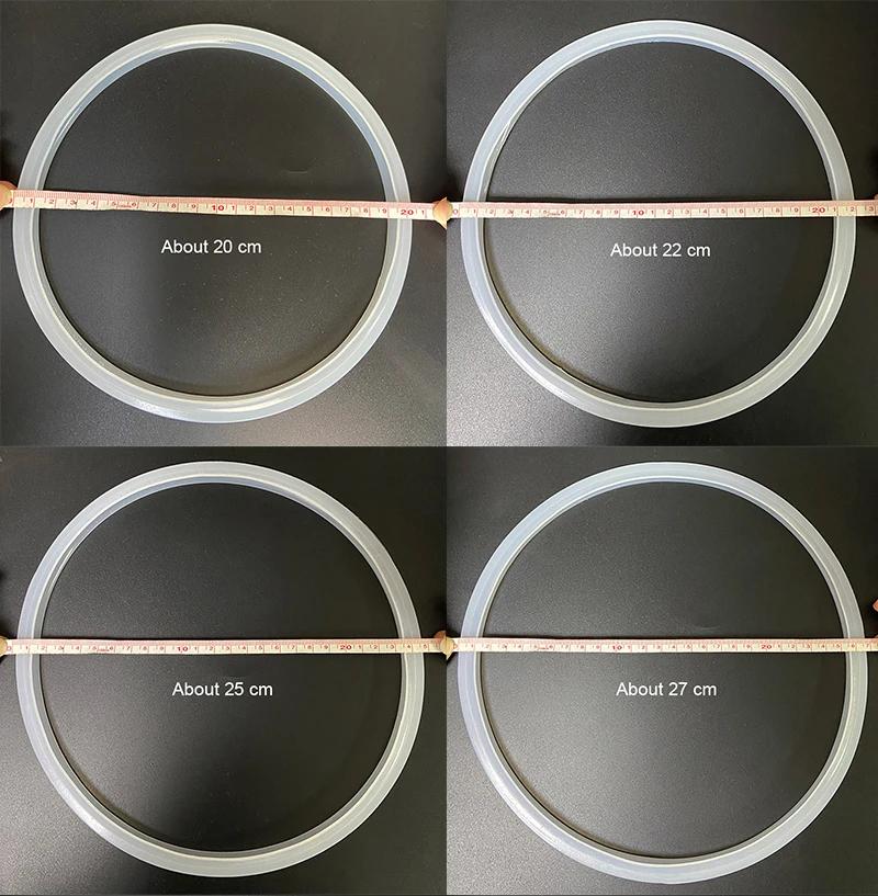 YOMDID Pressure Cooker Silicone Sealing Ring High Temperature Resistant Silicone Rubber Ring Kitchen Pressure Cooker Accessories