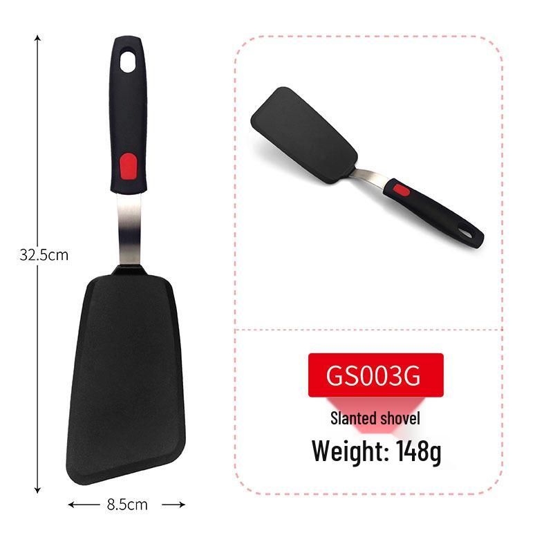 Silicone Non-stick Griddle Spatula: Anti-scalding, Heat-resistant Kitchen Tool for Pancakes & Tamagoyaki