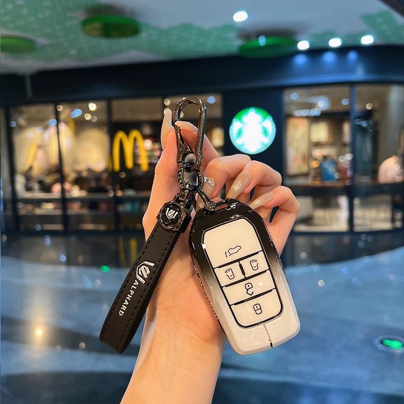 S3 Sienna Key Case 5 6 Button Hybrid Vehicles Alphard Land Cruiser 200 Key Cover Fob Holder Keyring JH3