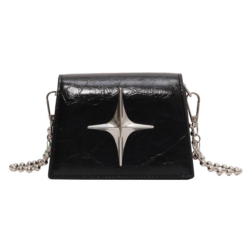 Beliebte Nische, minimalistisches Design, Mini-Münzbeutel, weiblicher ausländischer Stil, vielseitige einfarbige Kette, Messenger-Mund-Umschlag.