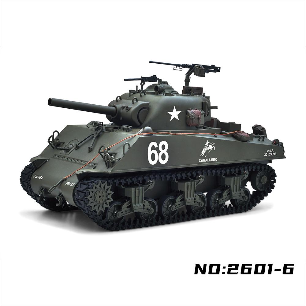 New Rc Battle Tank Wwii Us M4A3 Sherman Full Metal 1 16 Scale 2 4Ghz Remote Control Military Model For Adult Hobby Collectors
