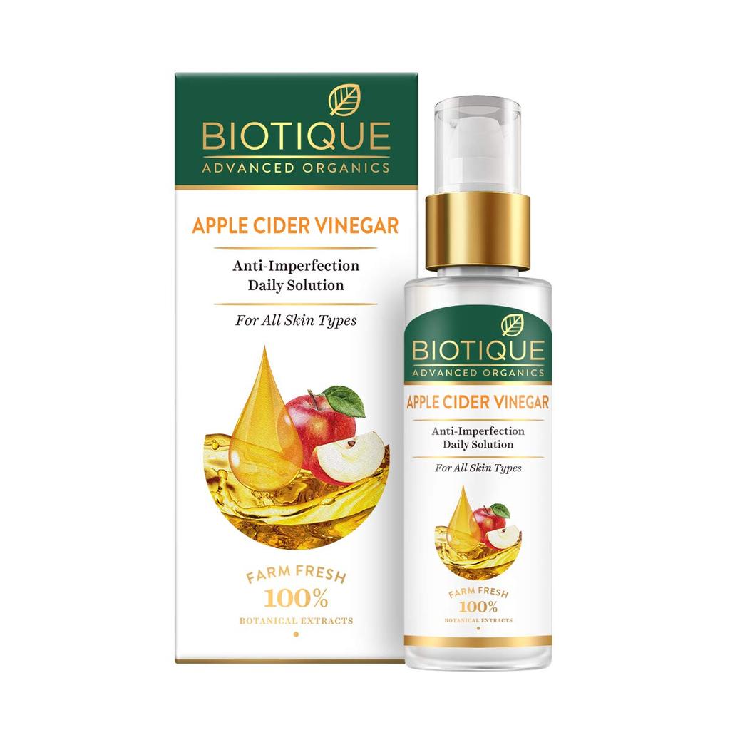 Biotique Apple Cider Vinegar Face Serum For Clear Skin, Anti-Blemish, Vegan, 30ml, Organic, Dark Spot Treatment