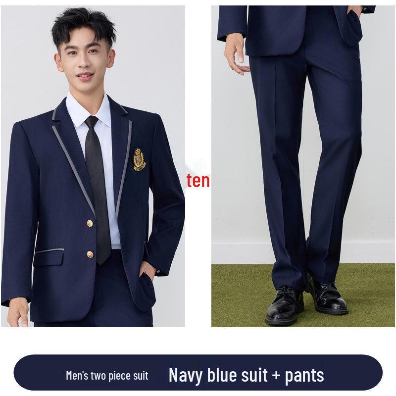 2026 Spring/Autumn College-Style Professional Suit Set for Men & Women - Student JK Uniform & Workwear