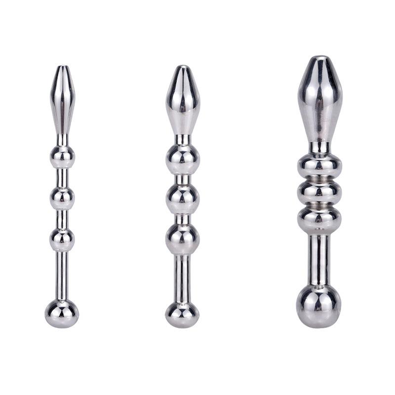 Stainless Steel Horse Eye Urethral Plug Penis Headers Masturbator Metal Urethral Catheter Male Adult SM Urethran Dilators