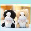 Cartoon Cat Plush Doll With Pp Cotton Filling For Backpack Decor And Gift
