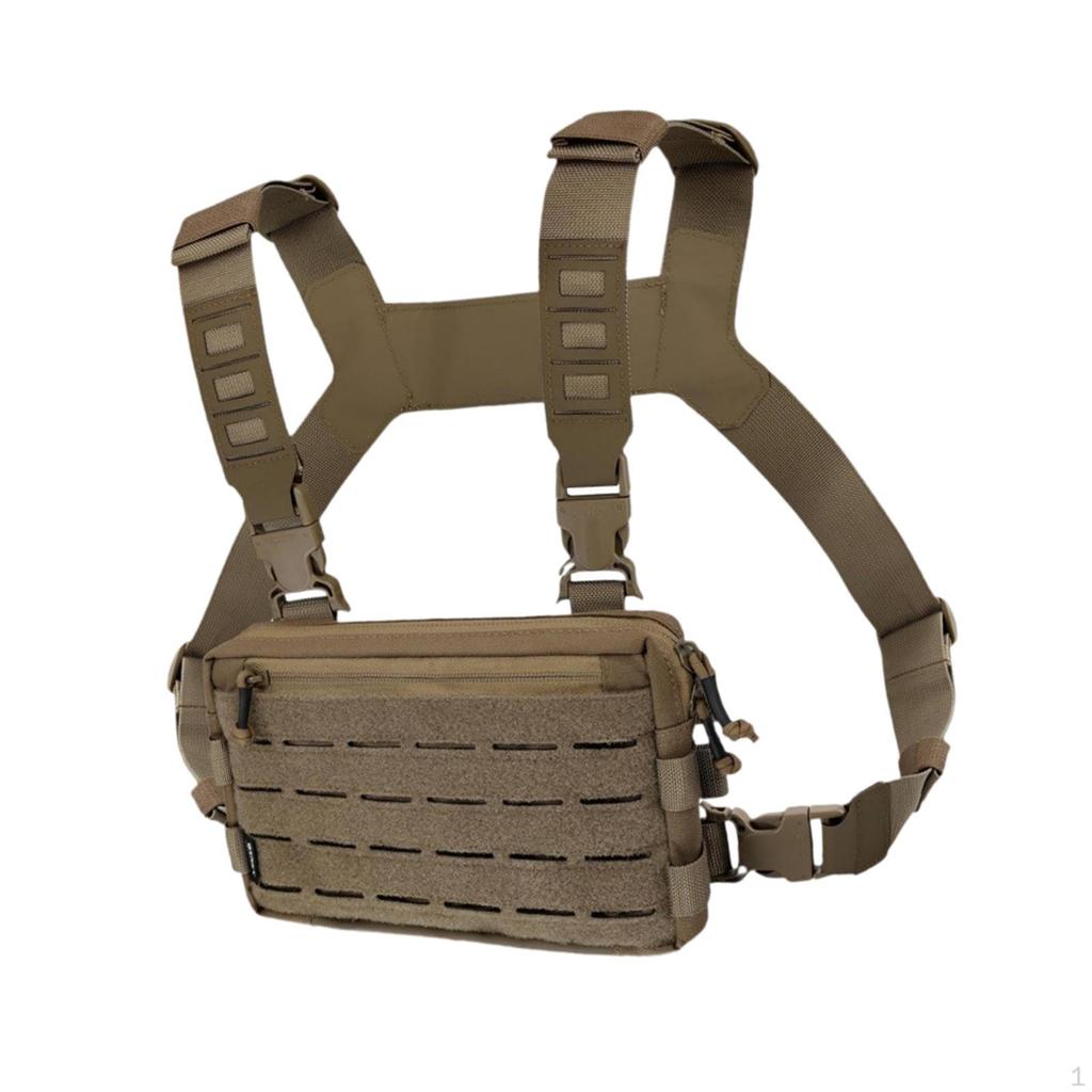 Chest Pack Utility Waterproof Pouch for Workout Cycling Rock Climbing