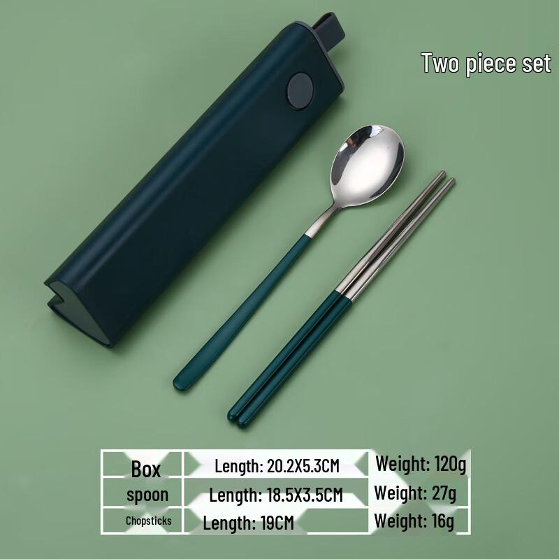 ZISIZ Portable Stainless Steel Cutlery Set