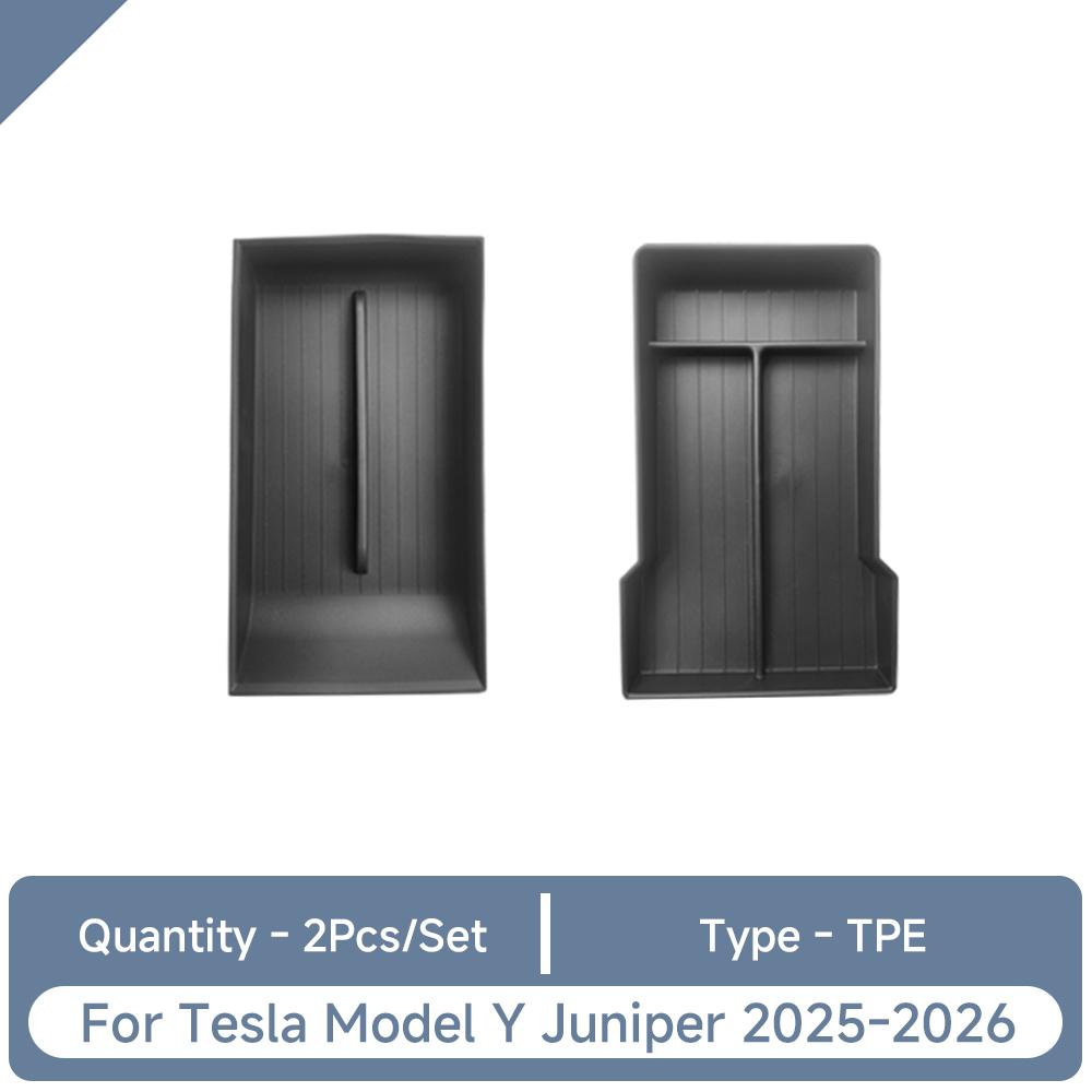 For Tesla Model Y Juniper Accessories Storage Box Center Console Storage Box Cup Holder for Tesla Model Y Juniper 2025 2026 yhs9