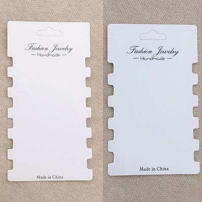 50Pcs Hair Ring Display Cards Cardboard Hair Accessories Packaging Tag Card Hairband Hairpins Display Retail Price Tags Label