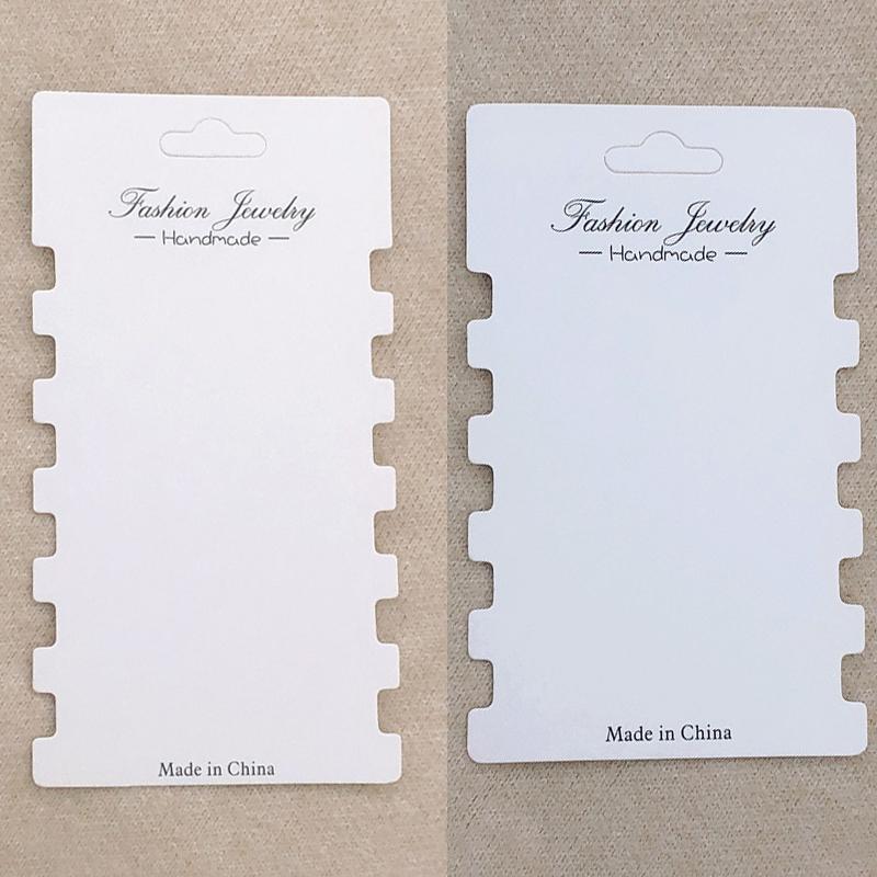 50Pcs Hair Ring Display Cards Cardboard Hair Accessories Packaging Tag Card Hairband Hairpins Display Retail Price Tags Label