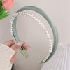Korean Version of Pearl High Skull Headband for Women 2025 New Fashion Temperament High-end Bridal Wedding Hair Accessories