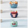 Cartoon Monster Planter Space-Saving Animal Shaped Present-Ready