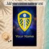 Beach TowelLeeds United Custom Name Text Personalized Soft Towel for Beach Pool Indoor Home Decor Gift