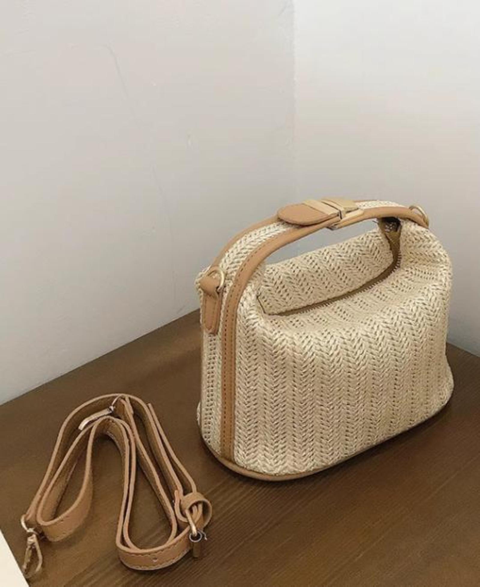 

Bag, Straw Woven Small Bag, Casual Women s Handbag, Shoulder Bag, Crossbody Bag One Size