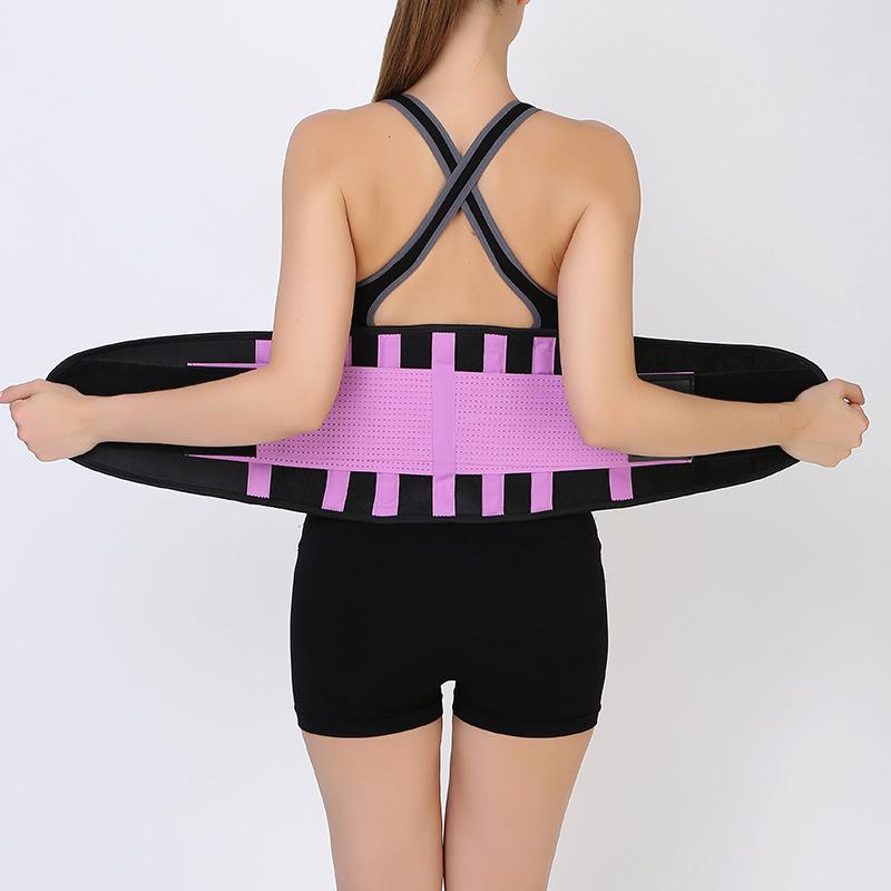 New Style Colorful Sweat Waist Support Belt for Fitness and Slimming