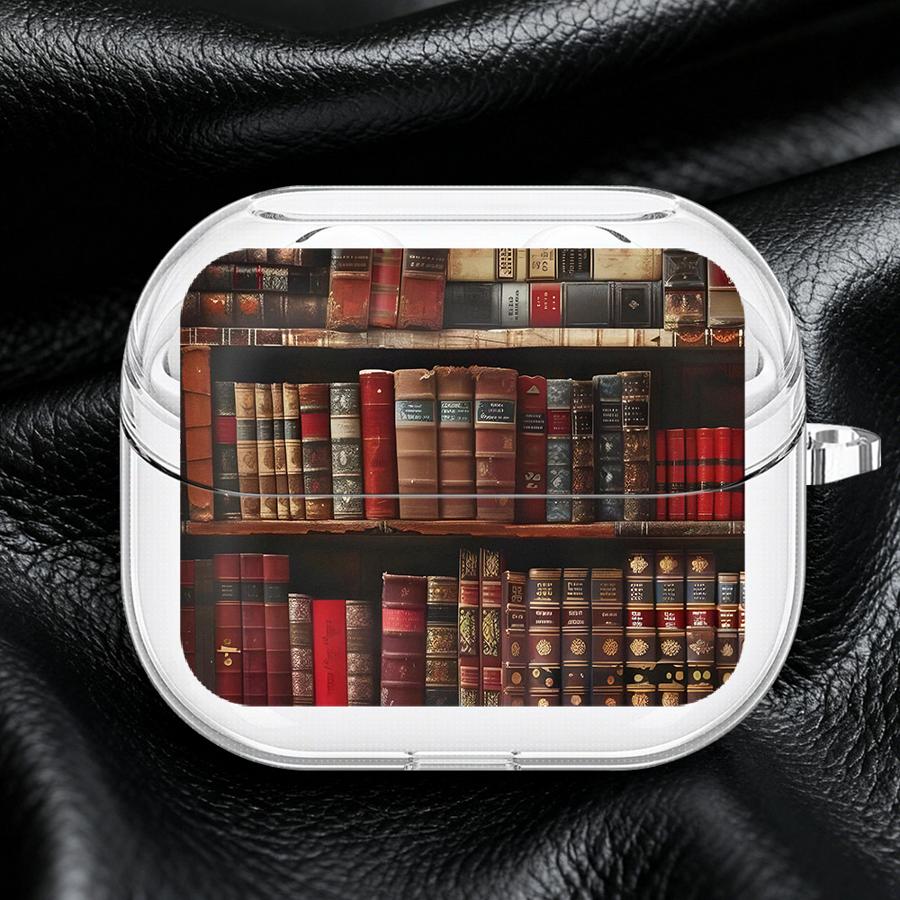 Case For Samsung Galaxy Buds 3Pro 4Pro 3 FE 2Pro Live 2 4 Pro Clear Earphone Cases Cover With Hook The Art Of Books