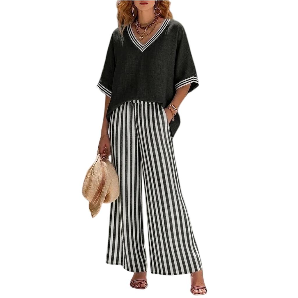 Two Piece Sets For Women Casual Long Sleeve Shirts And Short Pants
