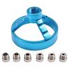 AB34-90 Degree Drill Guide 5/6/7/8/9/10Mm Drill Bit Hole Puncher Locator Jig Hinged Hole Opener Woodworking Tools