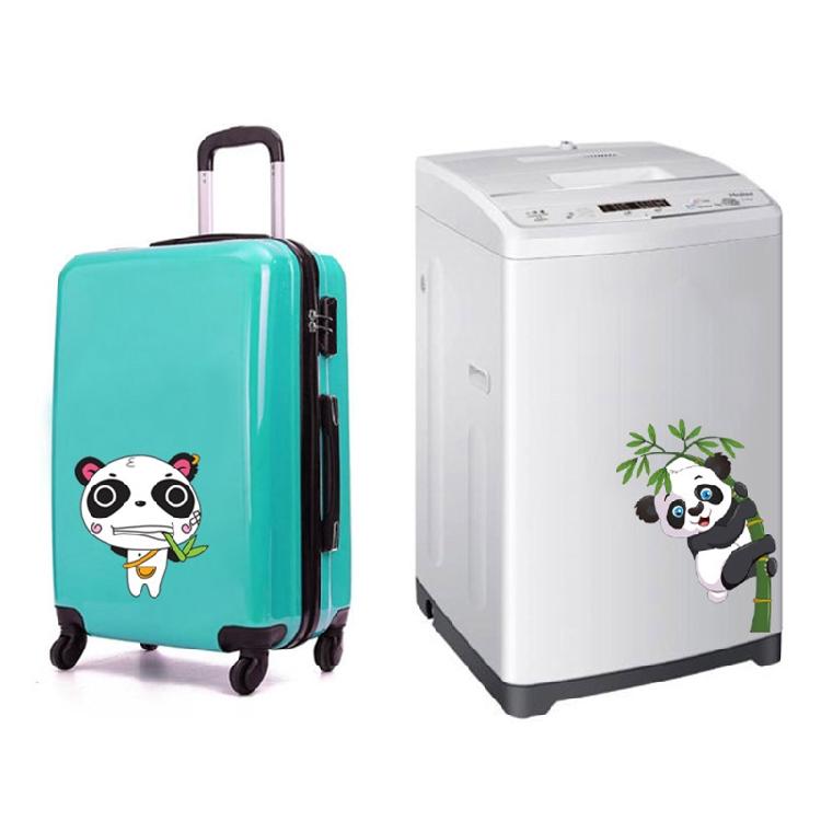 Wandaufkleber Niedlich Bunt für Riesenpanda-Muster Laptop-Außendekorationen Wand D