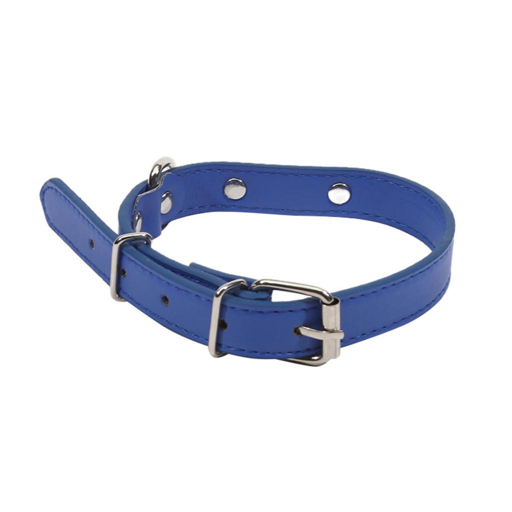 Dog Collar Adjustable Anti-lost Solid PU Puppy Kitten Collar Necklace For Small Medium Large Dogs Puppys Cats Pet Supplies