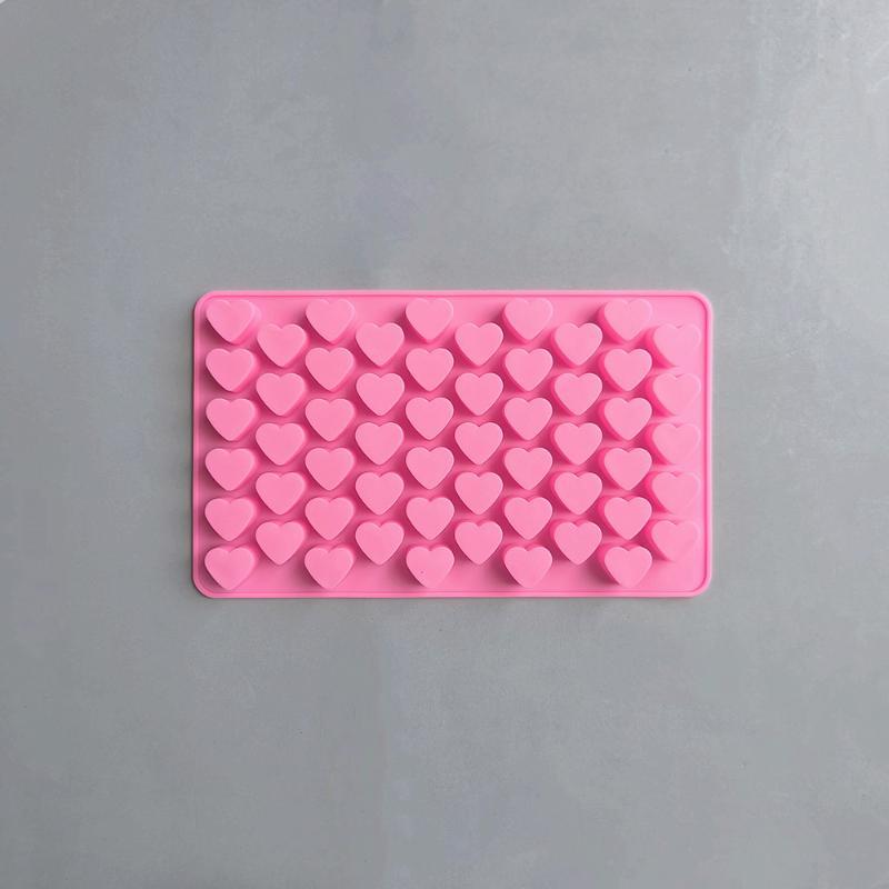1/5Pcs Candy Gummy Jelly Trays Molds Kit Candy Silicone Moulds With 2 Dropper Set Reusable Candy Baking Mold Kitchen Tools