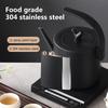 220V Electric Coffee Pot 1000ml Hot Water Jug Temperature-Control Heating Water Bottle Stainless Steel Gooseneck Tea Kettle
