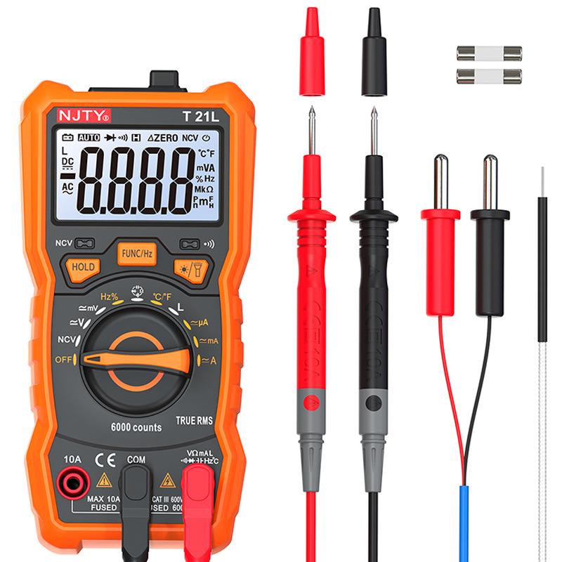 T21L Digitales Smart-Induktionsmultimeter mit 6000er-Anzeige & Magnetischer Rückseite, Tragbar RM113D