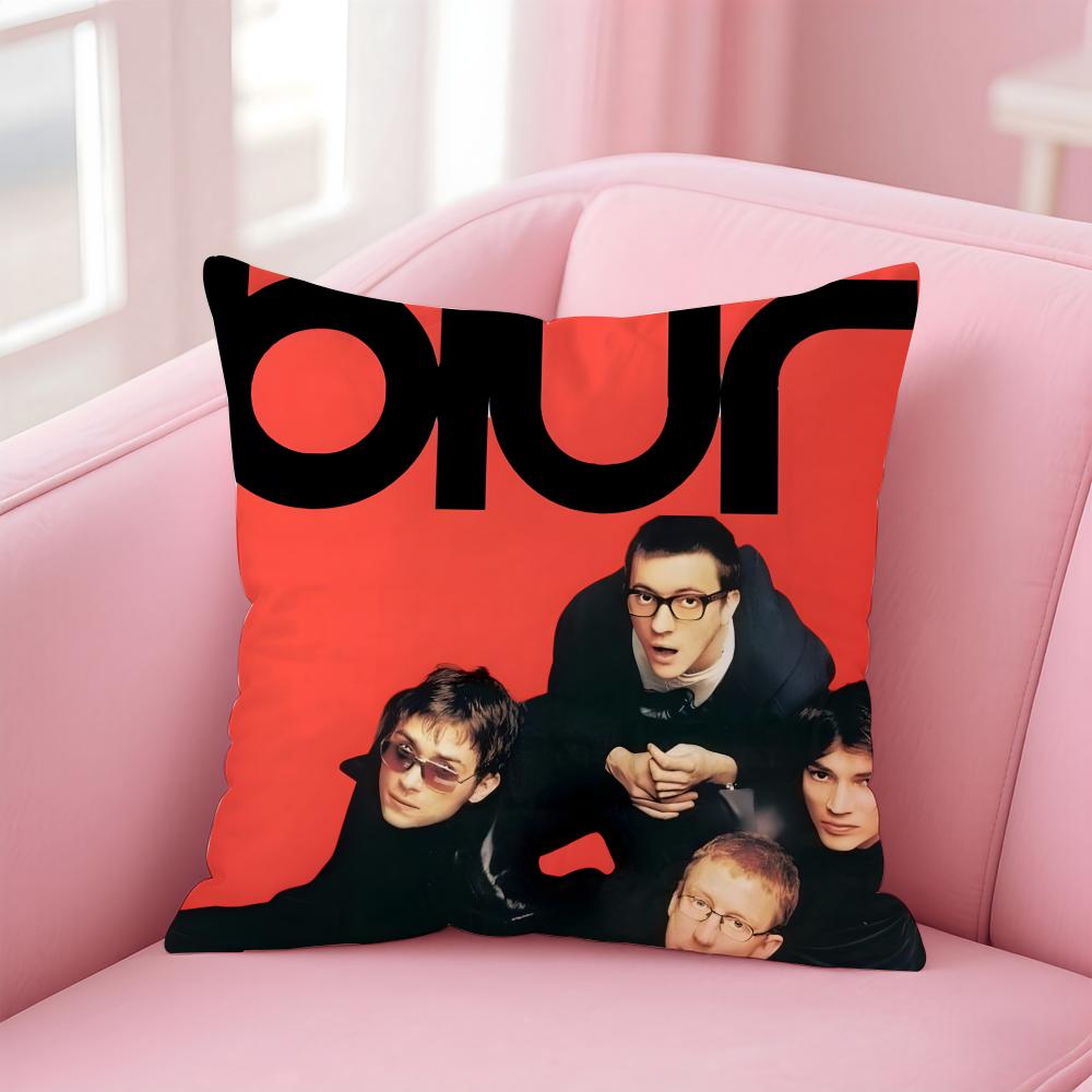 Blur Band Sänger Cool Kissenbezug Bequem Wendbarer Kissenbezug Ideal für Auto Sofa Schlafzimmer & Mehr