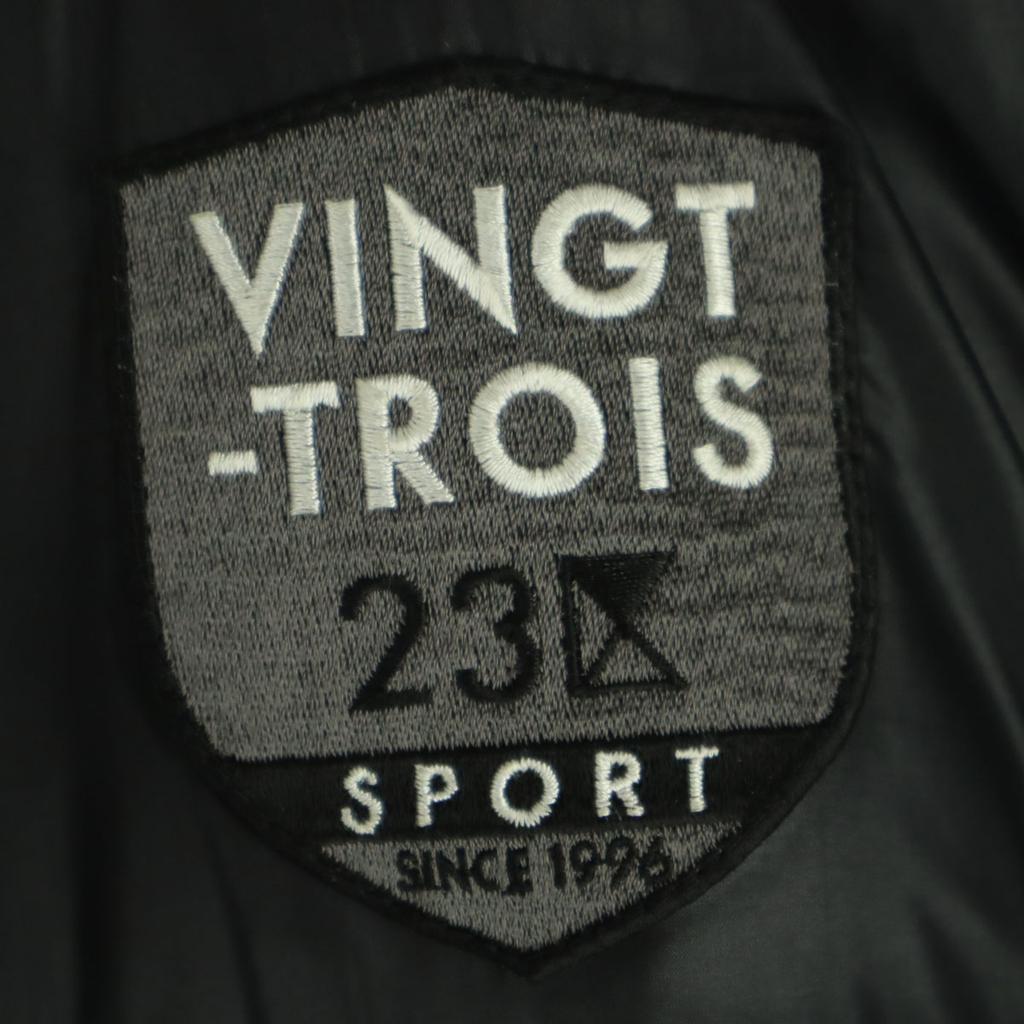 23ku SPORT One point logo Long sleeve Down jacket LL black Men's Used