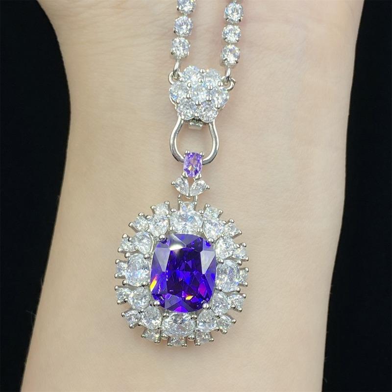 Sace Gems Classic Copper Alloy Zircon Ring Earrings Pendant Necklace Jewelry Sets Wedding Party Gifts