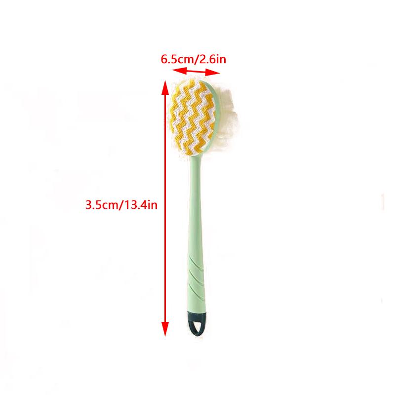 Long Handle Bath Brush Massager Back Rubbing Body Exfoliating Brush Cleaning Tools Soft Shower Tools