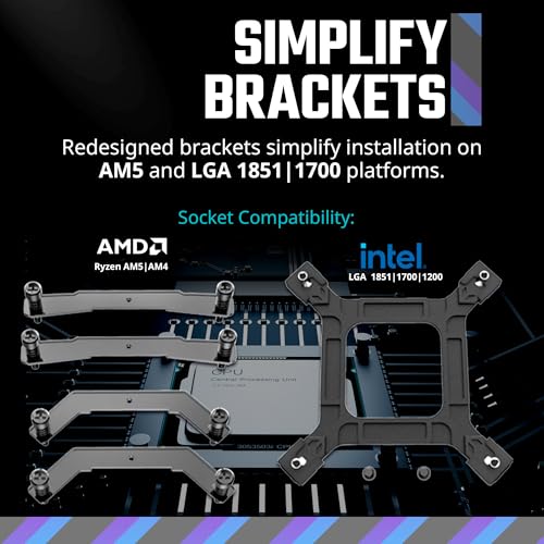 Cooler Master Hyper 212 Spectrum V3 CPU Air Cooler with ARGB Synchronization, 120mm PWM Fan, 4 Copper Direct Heatpipes, 152mm Tall, for AMD Ryzen AM5/