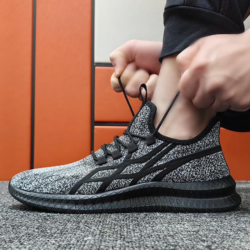 Fashion Men Light Running Shoes Breathable Lace-Up Jogging Shoes for Man Sneakers Anti-Odor Men's Casual Shoes Drop Shipping Big Size