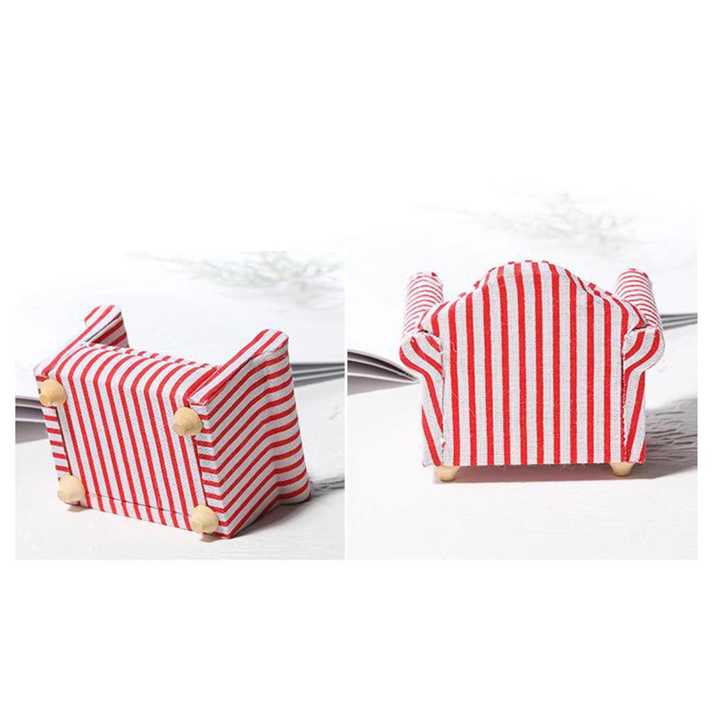 1/12 Dolls House Miniatures Modern Seat Armchair Sofa Settee