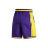 Nike NBA Los Angeles Lakers Letter Series Quick-Dry Sports Short Basketball Shorts Men shorts Purple Amarillo-Yellow DZ3681-504