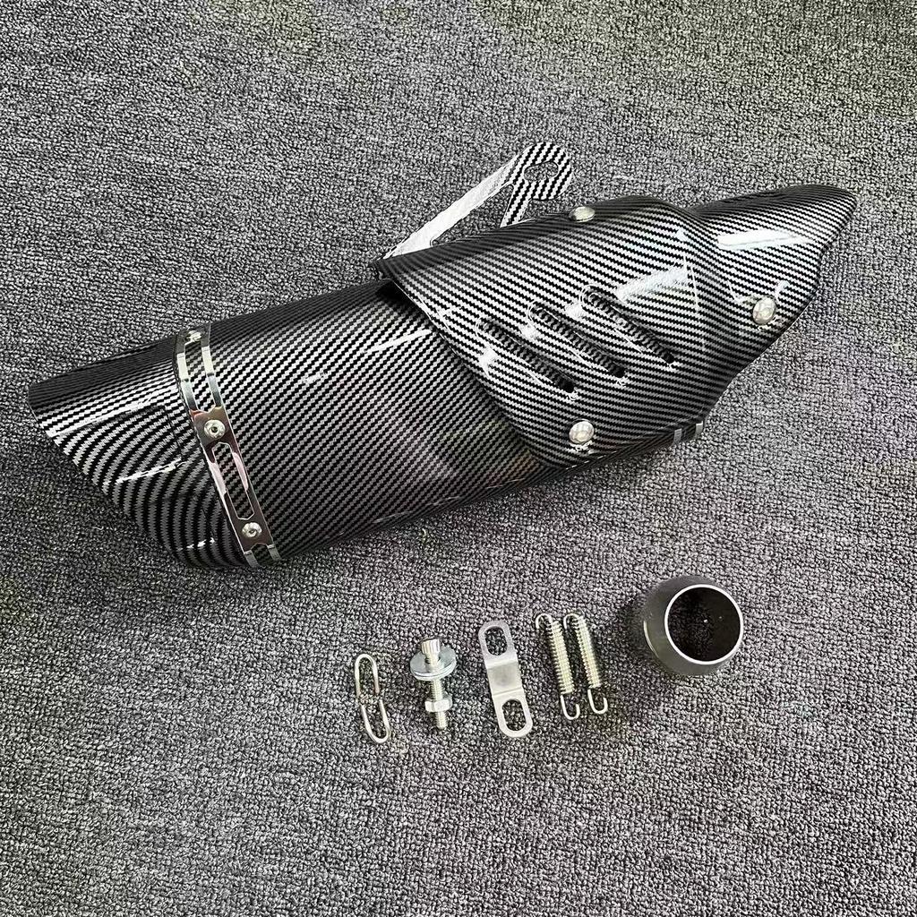 Universal 51mm Muffler Escape Stainless Motorcycle Exhaust AKR for Ninja Z400 250 Z900 ZX6R KTM RC 125 250 390 for YAMAHA R6 R3