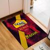 Custom Name Roma Football Crest Emblem Rug Game Carpet, Floor Mat for Bedroom Living Room Entryway Rug, Home Decor Idea Gift for Christmas Birthday