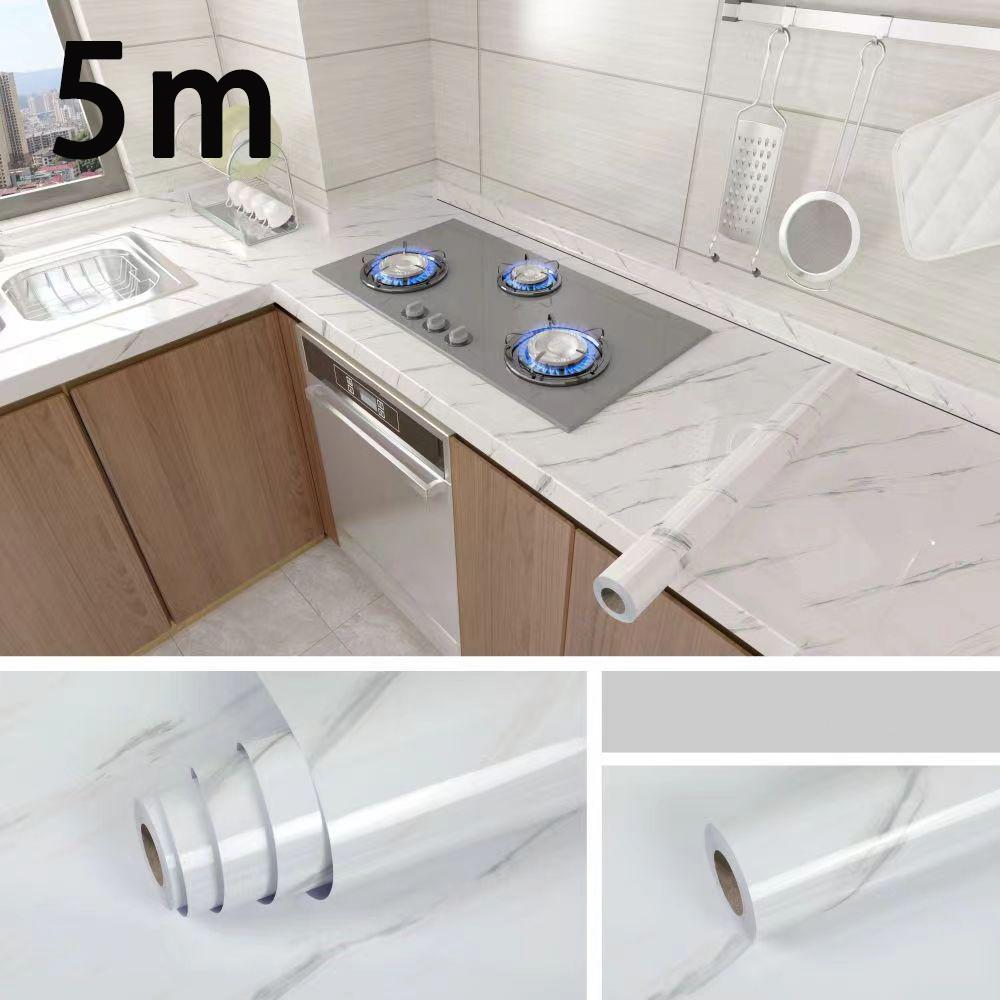 Waterproof and oil resistant 0.4m wide sticker PVC kitchen and living room decorative wallpaper